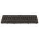 Клавиатура для ноутбука HP HP ZBook 15 G1 15 G2 ZBook 17 G1 17 G2 BLACK FRAME BLACK RU (с поинтстиком)