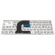 Клавиатура для ноутбука HP EliteBook 8460P 8470P 8470W, ProBook 6460B 6465B 6470B 6475B SILVER FRAME BLACK RU