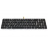 Клавіатура для ноутбука HP EliteBook 755 G3 755 G4 850 G3 850 G4 ZBook 15u G3 15u G4 SILVER FRAME BLACK RU BackLight (з пойнтстіком)