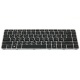 Клавіатура для ноутбука HP EliteBook 745 G3 745 G4 840 G3 840 G4 848 G3 848 G4 SILVER FRAME BLACK RU BackLight (з пойнтстіком)