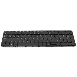 Клавіатура для ноутбука HP ProBook 650 G2 655 G2 450 G3 455 G3 470 G3 450 G4 455 G4 470 G4 BLACK FRAME BLACK RU BackLight (з пойнтстіком)