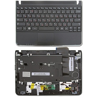 Клавіатура для ноутбука SAMSUNG N210 N220 BLACK RU (з кришкою, тачпадом, динаміком)
