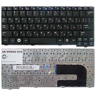 Клавіатура для ноутбука SAMSUNG N108 N110 N127 N130 N135 N138 N140 NC10 NC20 ND10 BLACK RU