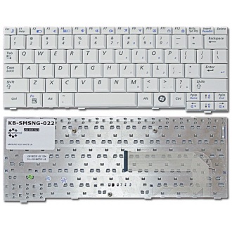 Клавіатура для ноутбука SAMSUNG N120 N510 WHITE US