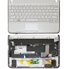 Клавіатура для ноутбука SAMSUNG N210 N220 WHITE US (з кришкою, тачпадом, динаміком)