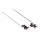 Петлі для матриці ACER Aspire E5-522 E5-532 E5-552 E5-573 F5-571 F5-572, TravelMate P257 P258 Extensa 2511 2520 (права+ліва)