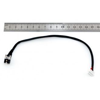 Роз'єм живлення для ноутбука TOSHIBA Satellite C850 L850 S850 C855 L855 S855 з 4-pin кабелем