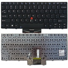 Клавіатура для ноутбука LENOVO ThinkPad X100 X100E BLACK FRAME BLACK US