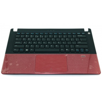 Верхня кришка корпусу DELL Vostro 5460 5470 5480 з тачпадом/сканером відб. пальця RED