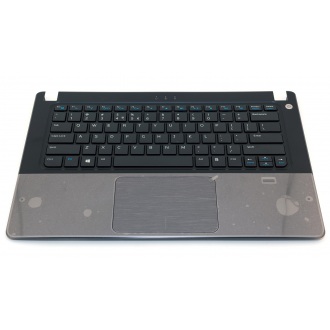 Верхня кришка корпусу DELL Vostro 5460 5470 5480 з тачпадом/сканером відб. пальця GREY