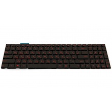 Клавіатура для ноутбука ASUS N551 N552 N751 R555 G551 GL551 GL752 BLACK RU Red BackLight