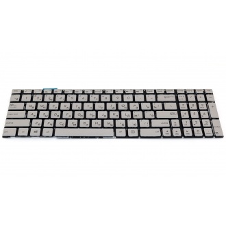 Клавиатура для ноутбука ASUS A56 N56 N76 R505 S550V S550X N550 U500VZ SILVER RU BackLight