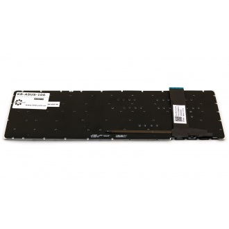 Клавіатура для ноутбука ASUS A56 N56 N76 R505 S550V S550X N550 U500VZ SILVER RU BackLight