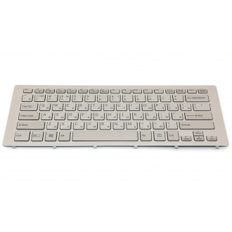Клавіатура для ноутбука SONY VAIO SVF15N FIT15A SILVER FRAME SILVER RU BackLight