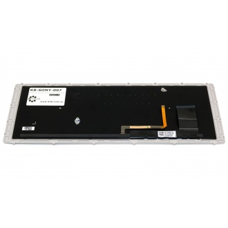 Клавіатура для ноутбука SONY VAIO SVF15N FIT15A SILVER FRAME SILVER RU BackLight