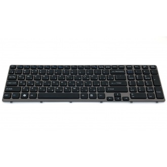 Клавіатура для ноутбука SONY VAIO SVE15 GREY FRAME BLACK RU