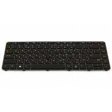 Клавіатура для ноутбука HP EliteBook 745 G3 745 G4 840 G3 840 G4 848 G3 848 G4 GREY FRAME BLACK RU BackLight (з пойнтстіком)