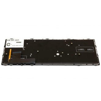 Клавіатура для ноутбука HP EliteBook Folio 9470M SILVER FRAME BLACK RU BackLight