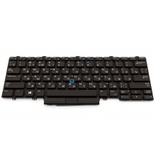 Клавіатура для ноутбука DELL Latitude E5450 E7450 E5470 E7470 BLACK RU BackLight (з пойнтстіком)