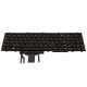 Клавиатура для ноутбука DELL E5550 E5570 5580 5590 5591 Precision M3510 M3710 BLACK RU BackLight (с поинтстиком)