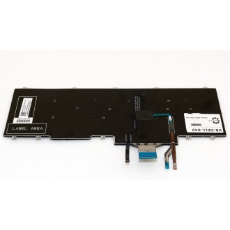 Клавиатура для ноутбука DELL E5550 E5570 5580 5590 5591 Precision M3510 M3710 BLACK RU BackLight (с поинтстиком)