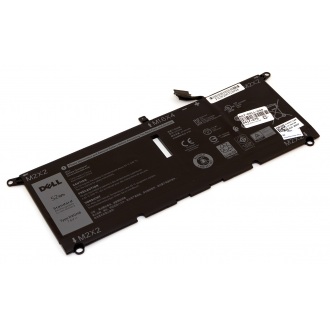 Батарея для ноутбука DELL XPS 9305 7390 9370 9380 Inspiron 5390 5391 7390 7391 7400 7490 Latitude 3301 / 7.6V 6500mAh (52Wh) BLACK ORG (DXGH8)