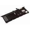 Батарея для ноутбука DELL XPS 9305 7390 9370 9380 Inspiron 5390 5391 7390 7391 7400 7490 Latitude 3301 / 7.6V 6500mAh (52Wh) BLACK ORG (DXGH8)