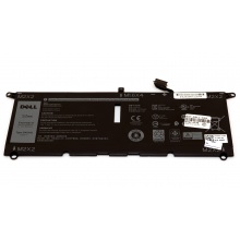 Батарея для ноутбука DELL XPS 9305 7390 9370 9380 Inspiron 5390 5391 7390 7391 7400 7490 Latitude 3301 / 7.6V 6500mAh (52Wh) BLACK ORG (DXGH8)