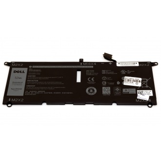 Батарея для ноутбука DELL XPS 9305 7390 9370 9380 Inspiron 5390 5391 7390 7391 7400 7490 Latitude 3301 / 7.6V 6500mAh (52Wh) BLACK ORG (DXGH8)