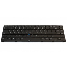Клавиатура для ноутбука TOSHIBA Tecra R840 R940 BLACK FRAME BLACK US (с поинтстиком)