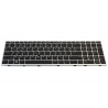 Клавіатура для ноутбука HP EliteBook 755 G5 850 G5 755 G6 850 G6 ZBook 15u G5 SILVER FRAME BLACK RU BackLight (з пойнтстіком)