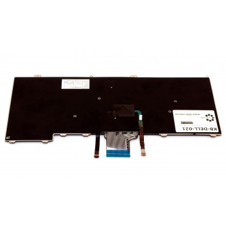 Клавиатура для ноутбука DELL Latitude E7240 E7440 BLACK RU BackLight (с поинтстиком)