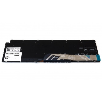 Клавіатура для ноутбука DELL Inspiron 5584 5590 5593 5594 5598 7590 7591 7791 Vostro 5501 5502 SILVER RU BackLight