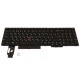 Клавиатура для ноутбука LENOVO ThinkPad Edge E580 E585 L580 P52 P72 BLACK FRAME BLACK RU