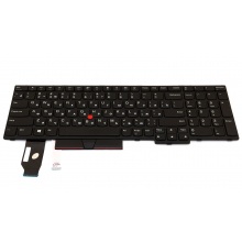 Клавиатура для ноутбука LENOVO ThinkPad Edge E580 E585 L580 P52 P72 BLACK FRAME BLACK RU