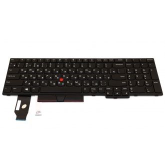 Клавиатура для ноутбука LENOVO ThinkPad Edge E580 E585 L580 P52 P72 BLACK FRAME BLACK RU