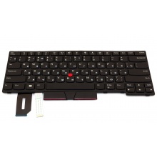 Клавиатура для ноутбука LENOVO ThinkPad Edge E480 L380 L480 T480S BLACK FRAME BLACK RU