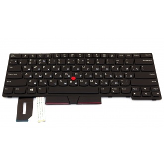 Клавиатура для ноутбука LENOVO ThinkPad Edge E480 L380 L480 T480S BLACK FRAME BLACK RU