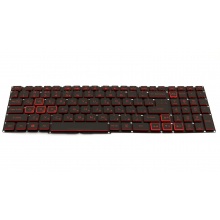 Клавиатура для ноутбука ACER Nitro AN515-43 AN515-54 AN515-55 AN517-51 AN715-51 BLACK RU Red BackLight