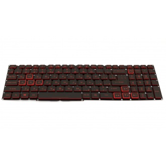 Клавиатура для ноутбука ACER Nitro AN515-43 AN515-54 AN515-55 AN517-51 AN715-51 BLACK RU Red BackLight