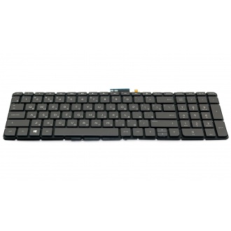 Клавіатура для ноутбука HP Pavilion 15-ab 15-ak 15-aw 15-au 15-bc 17-ab ENVY M7-n M6-p M6-ae DARK GREY RU BackLight