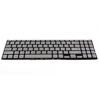 Клавіатура для ноутбука ASUS A512 X512 X512D X512F X512U F512D F512F SILVER RU BackLight