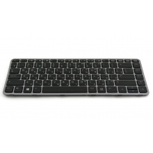 Клавіатура для ноутбука HP EliteBook Folio 1040 G1 1040 G2 SILVER FRAME BLACK RU BackLight