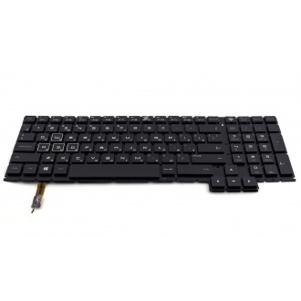 Клавіатура для ноутбука HP Omen 15-ce BLACK RU Full Colorful BackLight