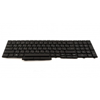 Клавіатура для ноутбука DELL Latitude 5500 5501 5510 5511 Precision 3540 3541 3550 3551 BLACK RU BackLight (з пойнтстіком)