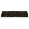 Клавиатура для ноутбука Toshiba Satellite P55 P55t P55t-A P55-A BLACK GLOSSY RU BackLight
