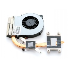 Вентилятор для ноутбука HP G42 G56 G62, Presario CQ42 CQ56 CQ62 5V 0.45A 3pin (интегр. видео Intel, с теплоотводом)