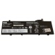 Батарея для ноутбука LENOVO ThinkPad T480s / 11.58V 4920mAh (57Wh) BLACK ORIG (01AV480, L17M3P71)