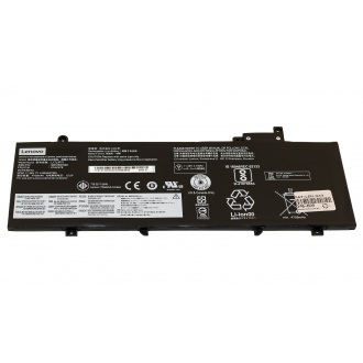 Батарея для ноутбука LENOVO ThinkPad T480s / 11.58V 4920mAh (57Wh) BLACK ORIG (01AV480, L17M3P71)