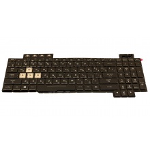Клавіатура для ноутбука ASUS FX504 FX504GD FX504GE FX504GM FX505 FX705FX80 FX80GD FX80GE FX80GM FX86 BLACK RU Full Colorful BackLight